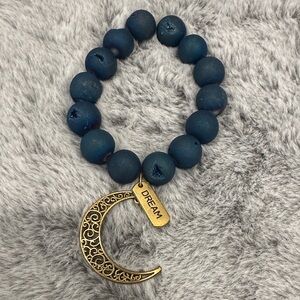 Francesca's Collections Blue and Gold Bracelet